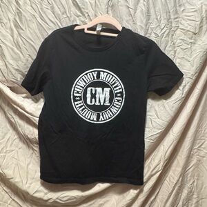 Black graphic tee from the band Cowboy Mouth.